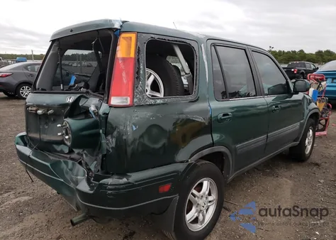 2001 Honda Cr-V Ex из США, поврежденный, VIN JHLRD18641C041258